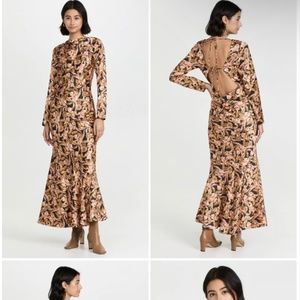 Significant Other Yvonne Dress in Black Sangria Floral
